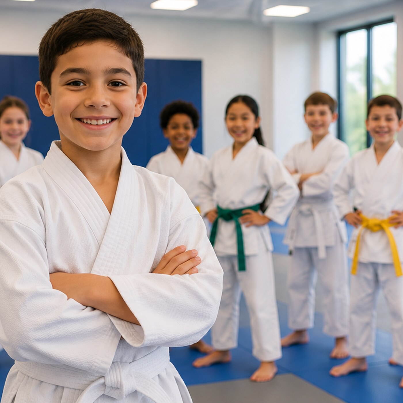 The free uniform and gear included with the $29 intro offer at Samurai Karate Dojo